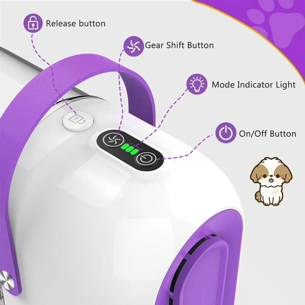 Homeika Dog Grooming Kit,3L Dog Hair Vacuum with 99% Pet Hair Suction Power,Silent Pet Vacuum Groomer,Dog/Cat Hair Removal Brush