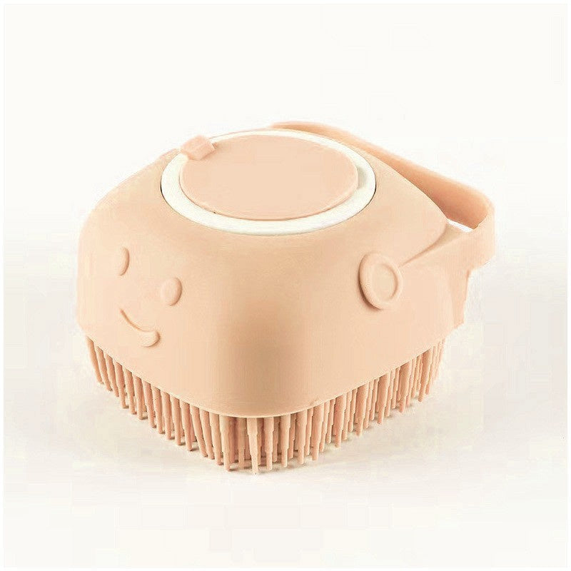 Silicone Dog and Bath Massage Gloves Brush Pet Cat Bathroom Cleaning Tool Comb Brush for Dog Can Pour Shampoo Dog Grooming Supplies